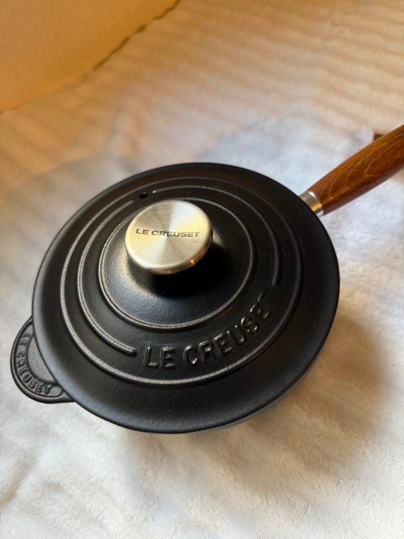 LE CREUSET 片手鍋 18cm 黒