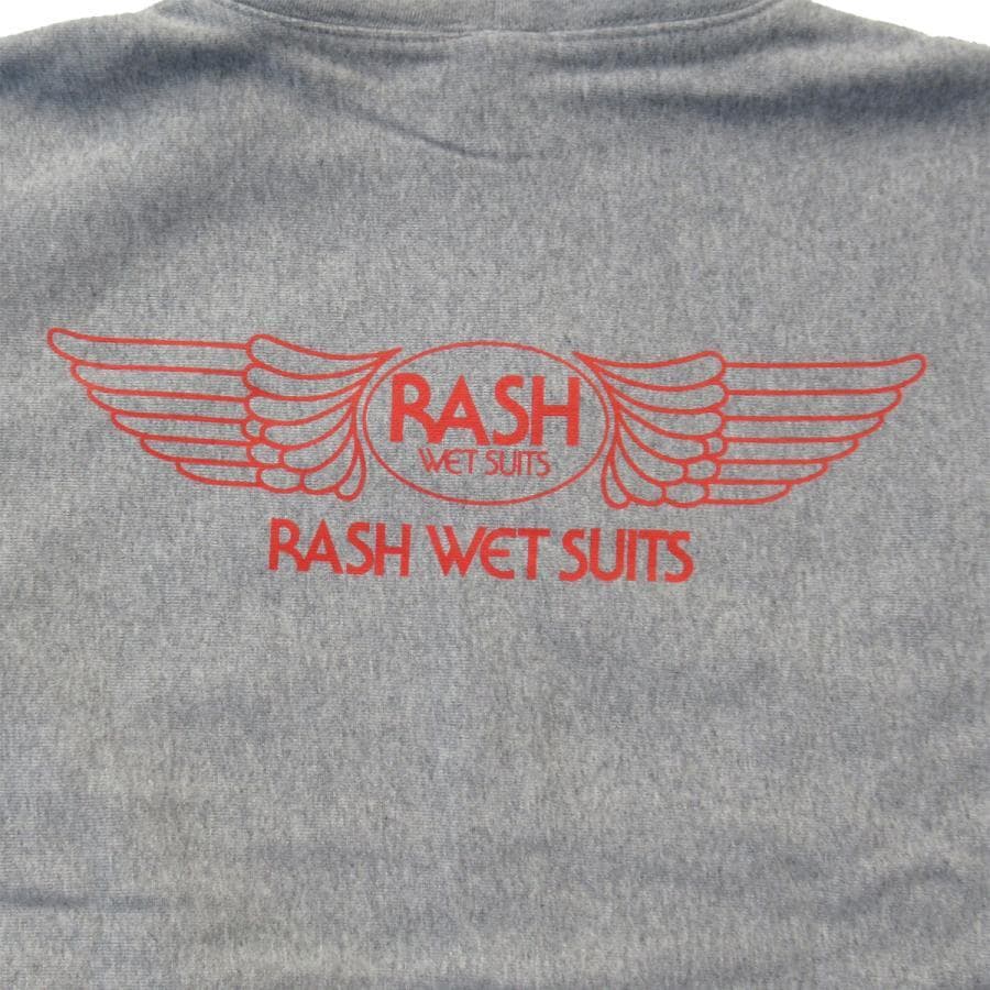 RASH WETSUITS 2024 羽バックフルジップパーカー Hグレー XL