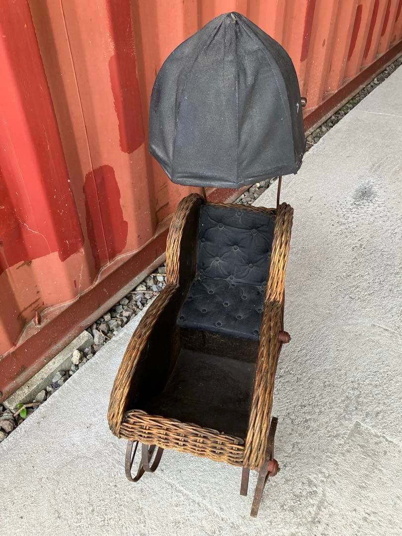 アンティーク　ドールベビーカー