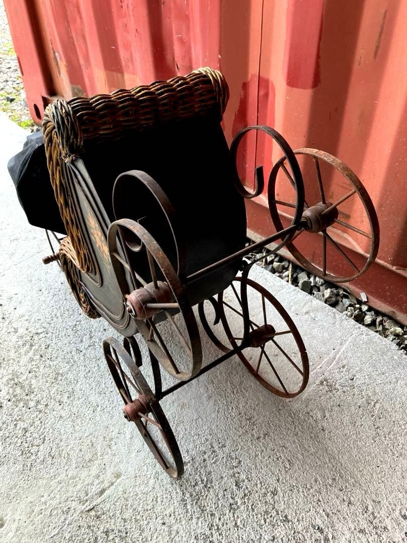 アンティーク　ドールベビーカー