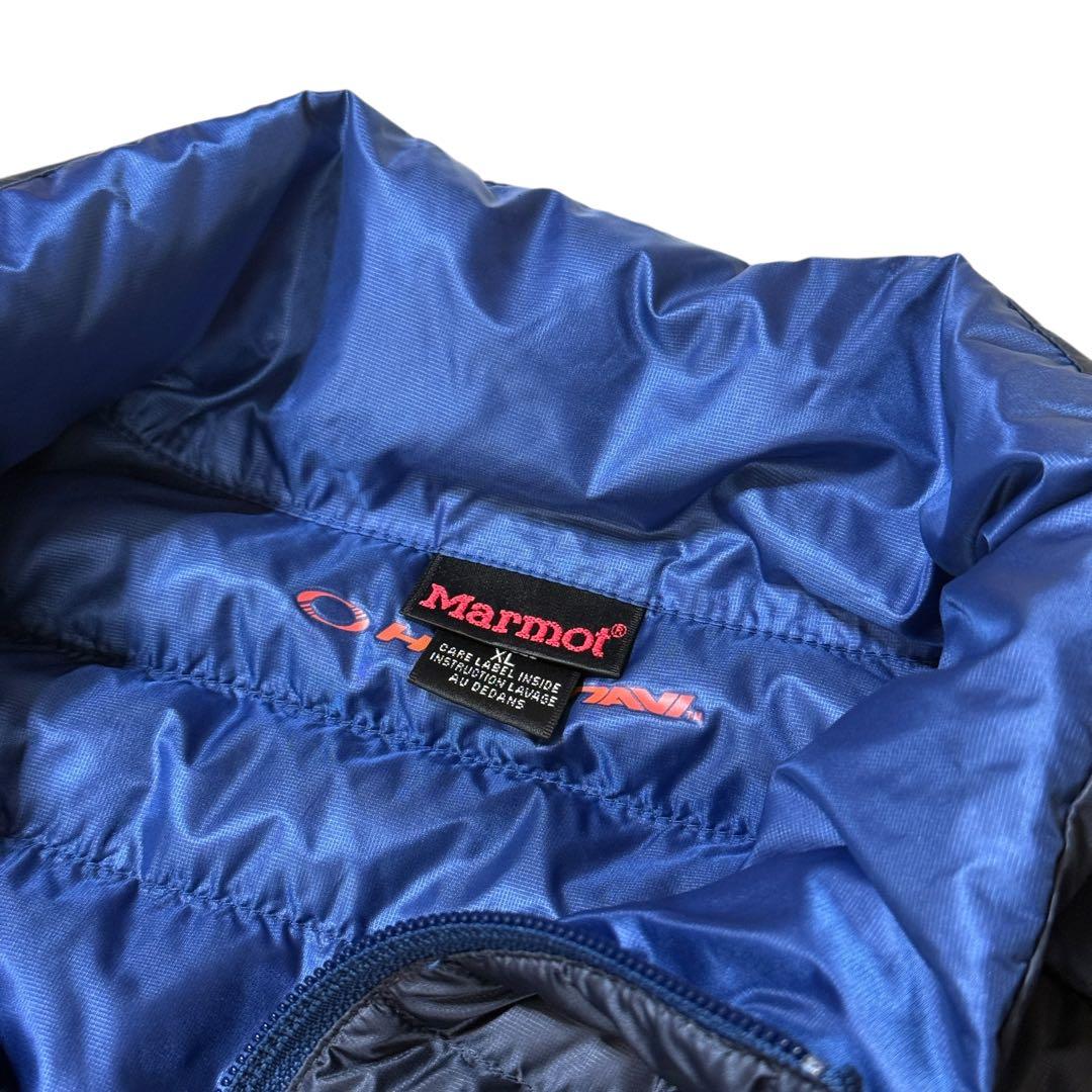 g*4様 ✨美品✨Marmot ダウンジャケット700fill ブルー　XL