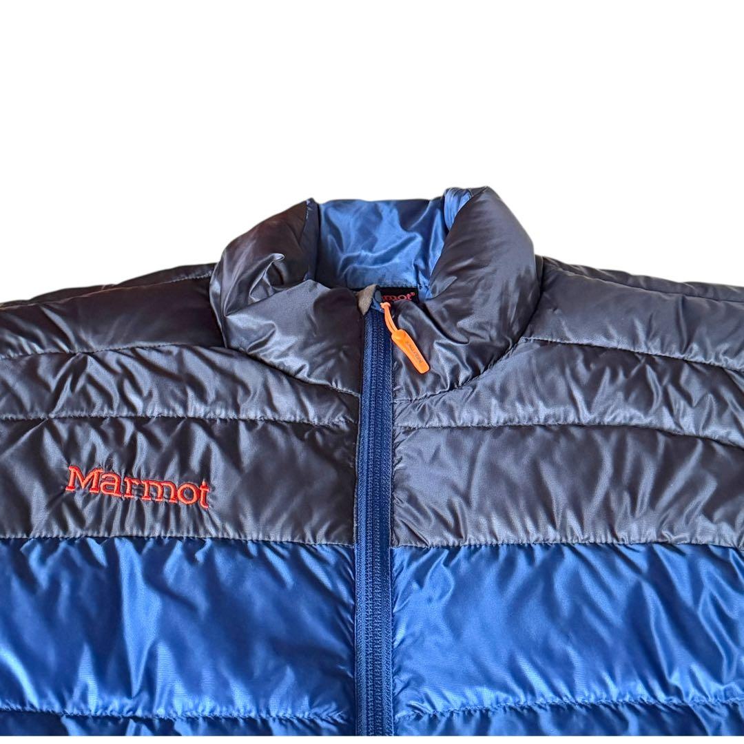g*4様 ✨美品✨Marmot ダウンジャケット700fill ブルー　XL