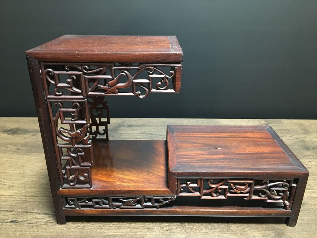 骨董　時代物　花台飾台