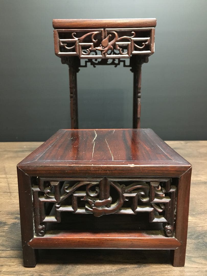 骨董　時代物　花台飾台