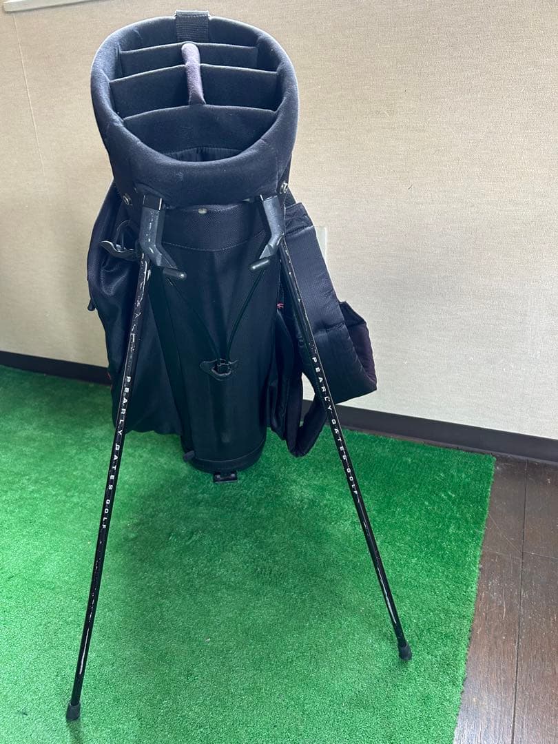 PEARLY GATES ゴルフキャディバッグ 黒