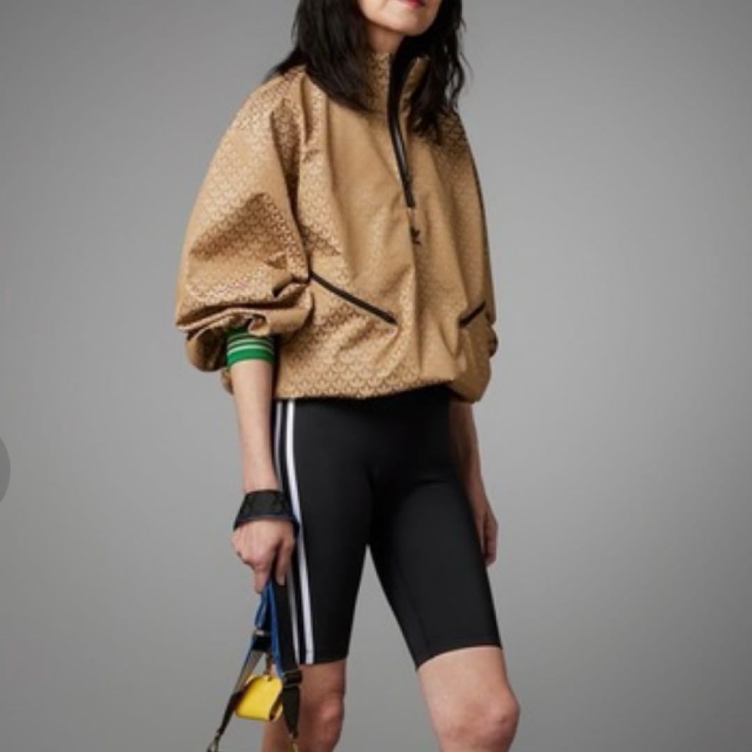 アディダス 70s ハーフジップ モノグラム ウインドブレーカー / 極美品　M