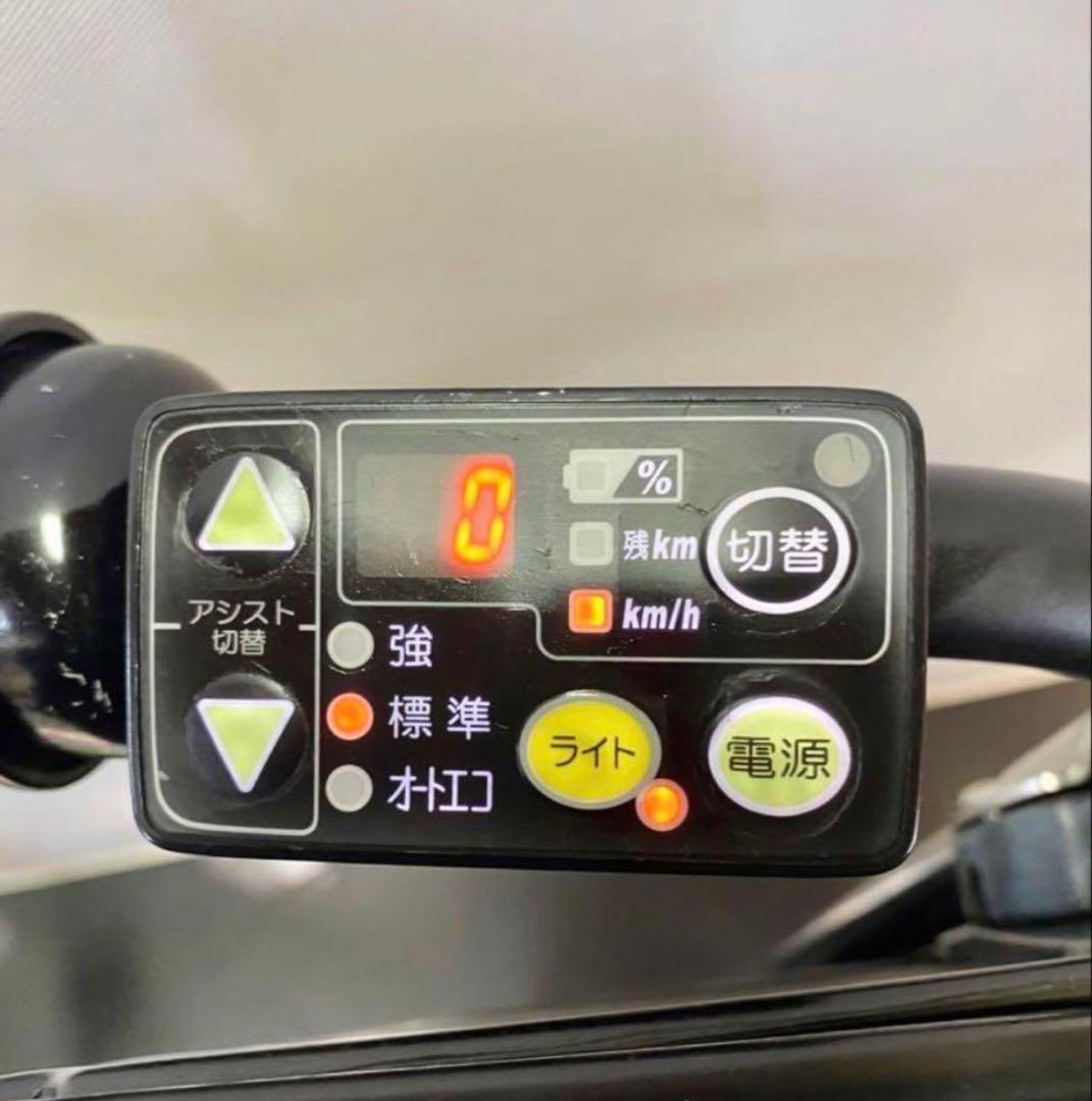 1年保証 ヤマハ　パスキッス　20インチ　子供乗せ　黄緑色　電動アシスト自転車