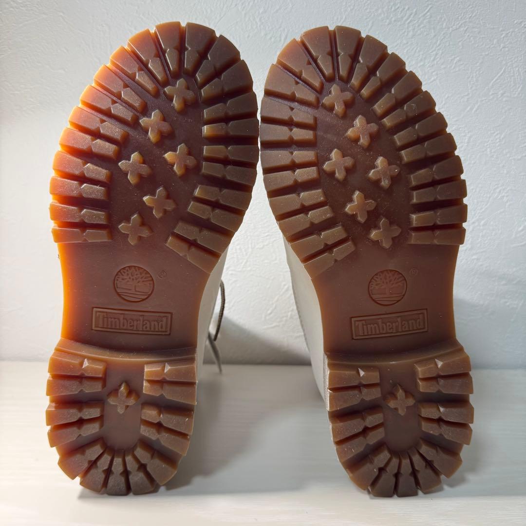 Timberland ホワイト ワークブーツ　24cm US7