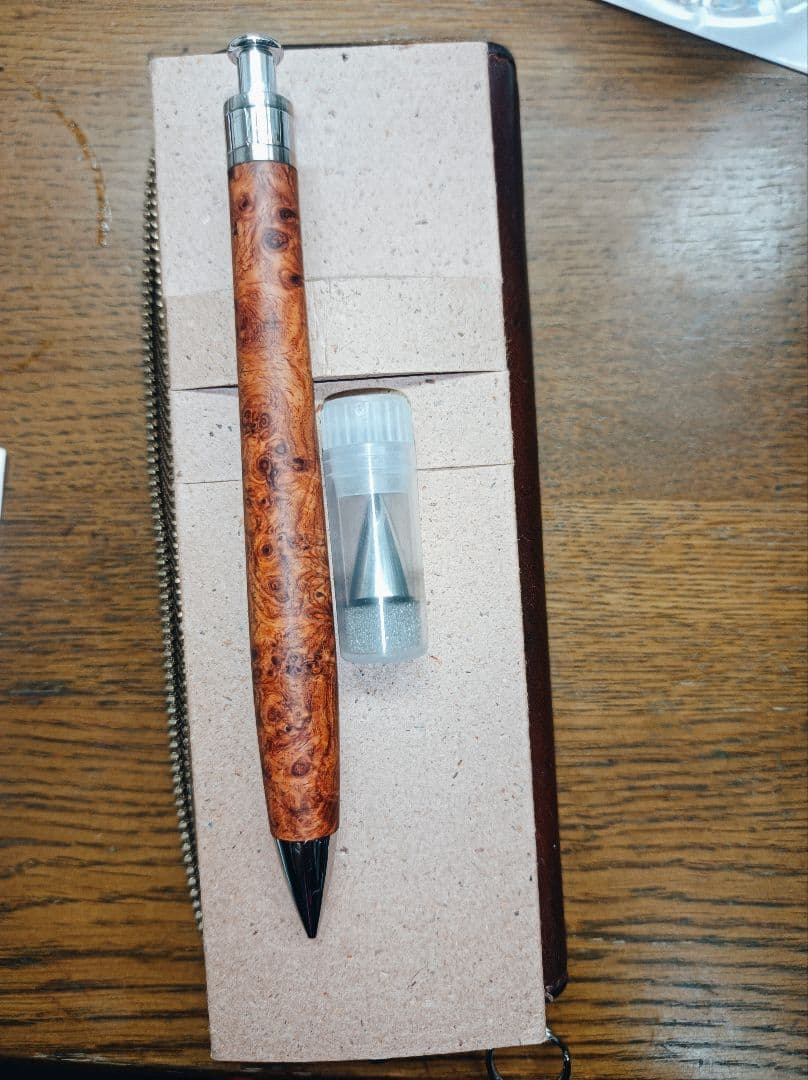 工房楔　花梨瘤杢　シャーペン　野原工芸