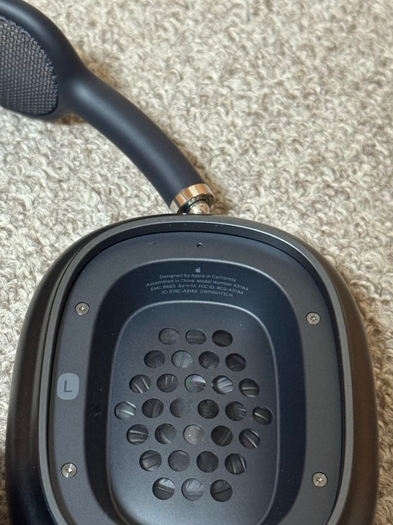 AirPods Max スペースグレー　Apple Care +あり