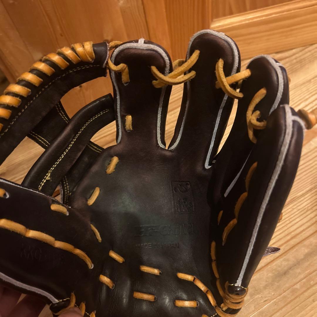 最終値下げ！ハイゴールド硬式グローブ ダークブラウン