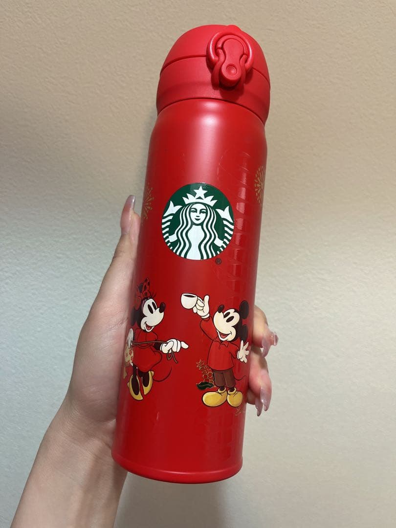 【中国スタバ限定】ディズニー×スターバックス ステンレスボトル ミッキー＆ミニー