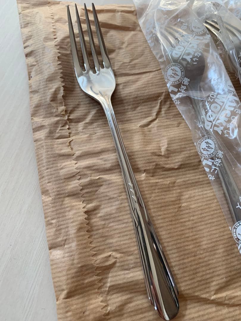 希少　美品　昭和初期モデル　ラッキーウッド　カトラリーセット 33点　レトロ