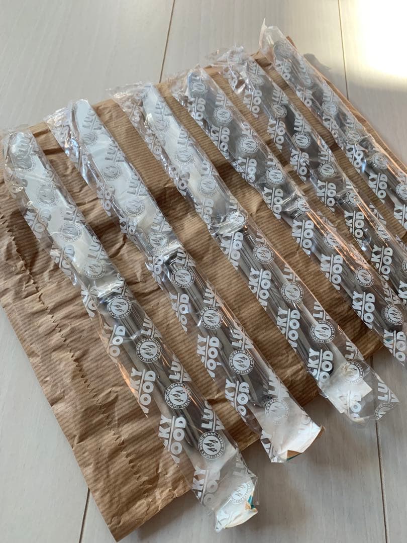 希少　美品　昭和初期モデル　ラッキーウッド　カトラリーセット 33点　レトロ