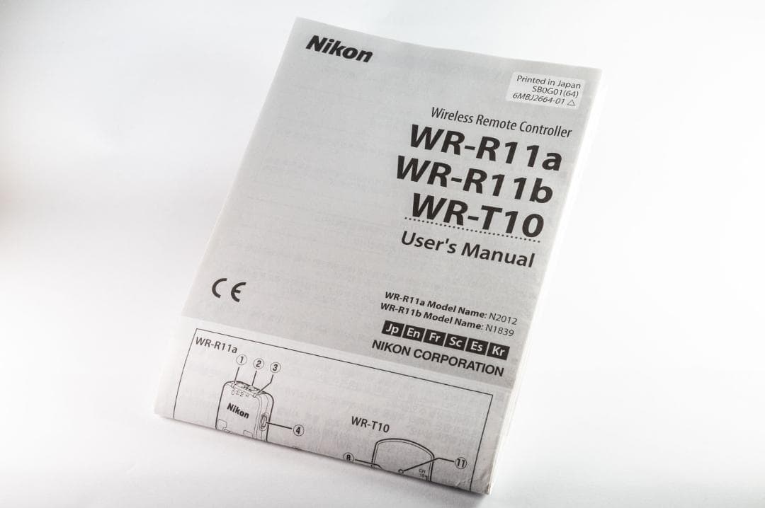 ニコン Nikon ワイヤレスリモコン WR-R11b WR-T10セット