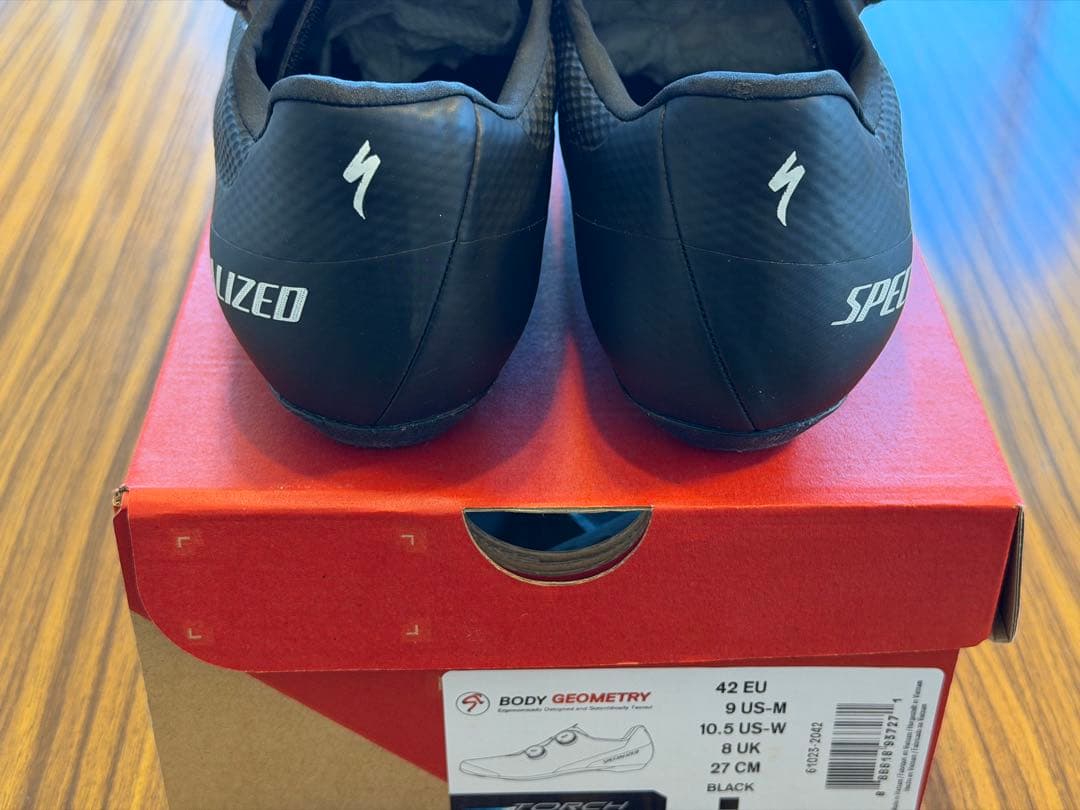 SPECIALIZED Torch 3.0 ブラックシューズ 新品クリート付き