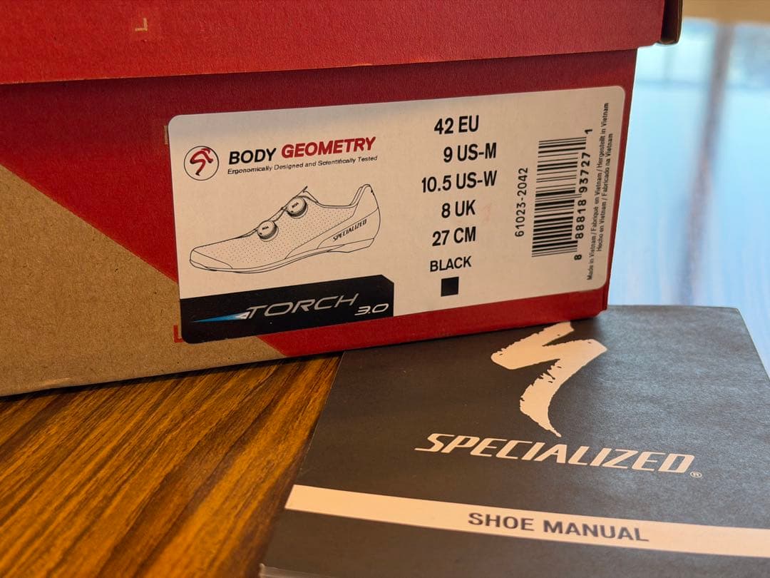 SPECIALIZED Torch 3.0 ブラックシューズ 新品クリート付き