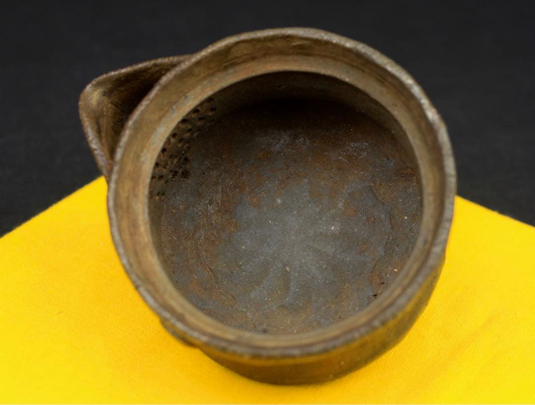 備前焼 森 宝山 宝山 希少 手造松の実摘み 宝瓶 急須