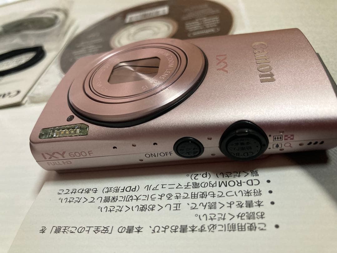 Canon IXY600F ピンク コンパクトデジタルカメラ