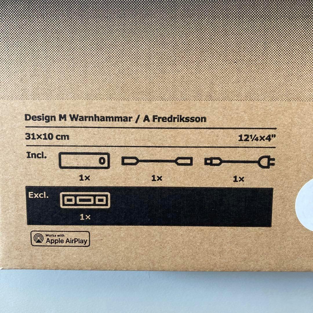 2個セット　イケア SYMFONISK WiFiスピーカー　第1世代 ホワイト