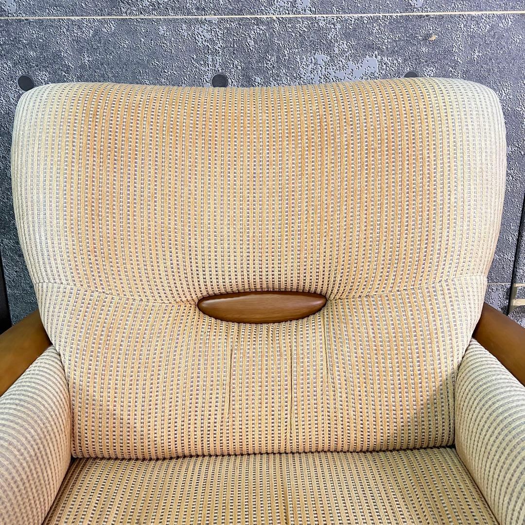 ꧁カリモク家具 karimoku꧂1人掛けアームソファ 1P リビングチェア