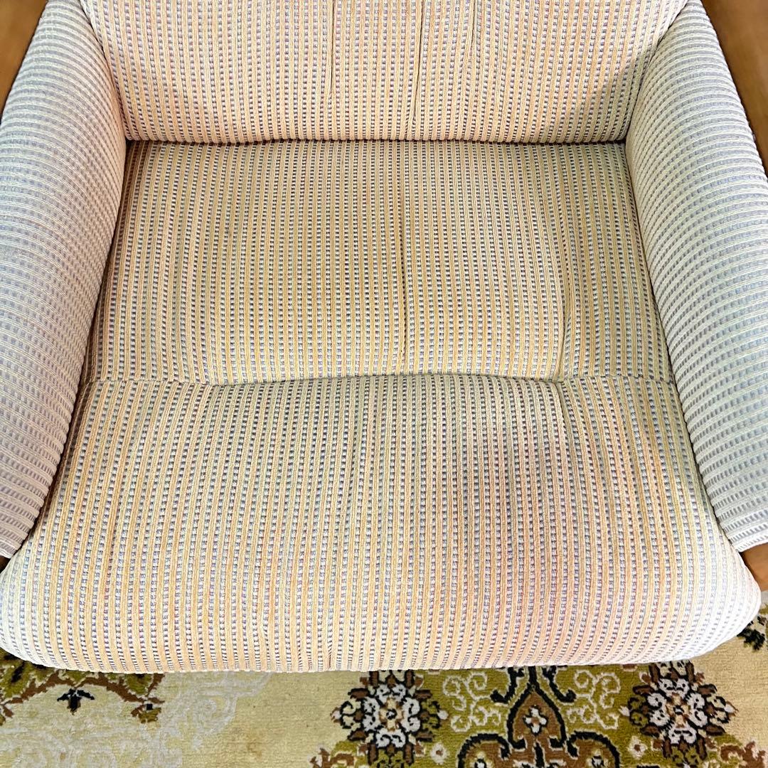 ꧁カリモク家具 karimoku꧂1人掛けアームソファ 1P リビングチェア