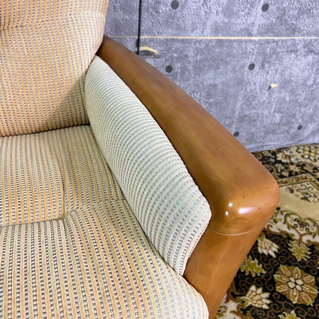 ꧁カリモク家具 karimoku꧂1人掛けアームソファ 1P リビングチェア