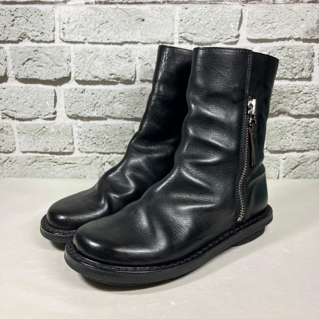 【極美品】Trippen ブーツ Deer サイズ36 サイドジップ 黒 レザー