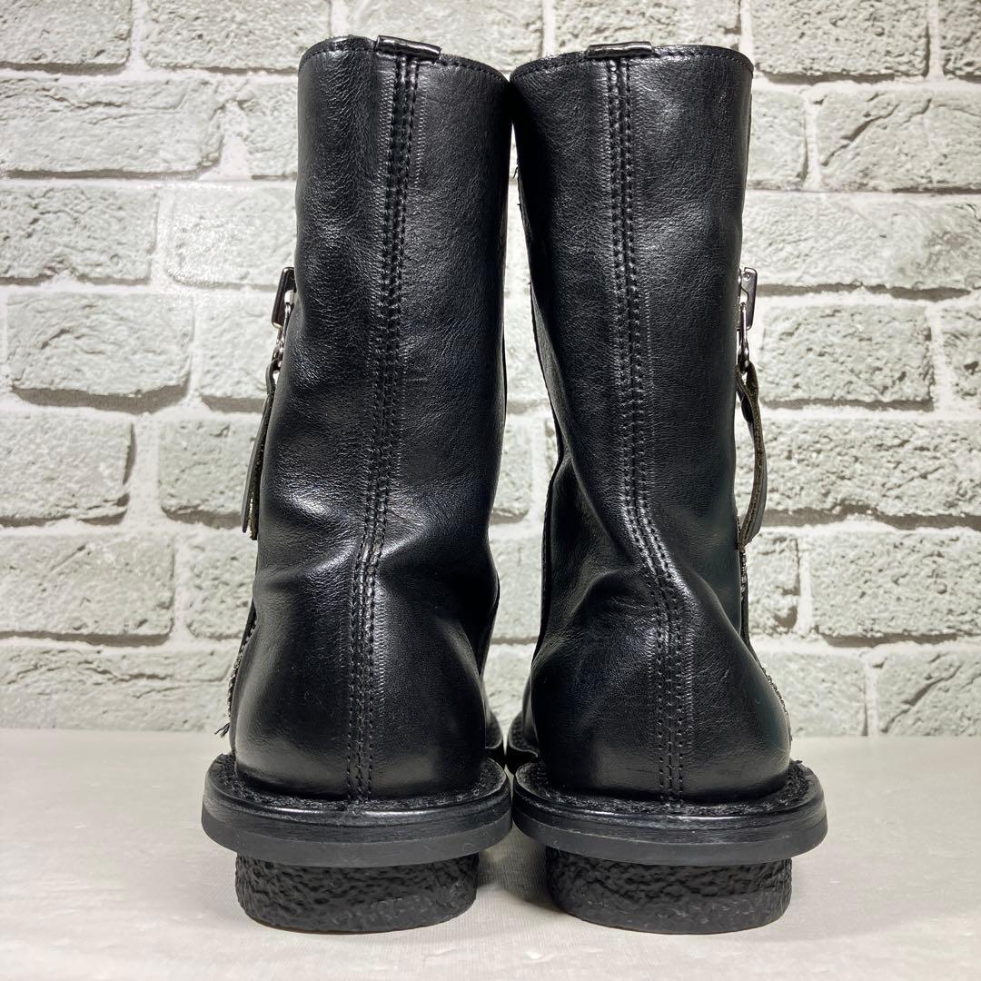 【極美品】Trippen ブーツ Deer サイズ36 サイドジップ 黒 レザー