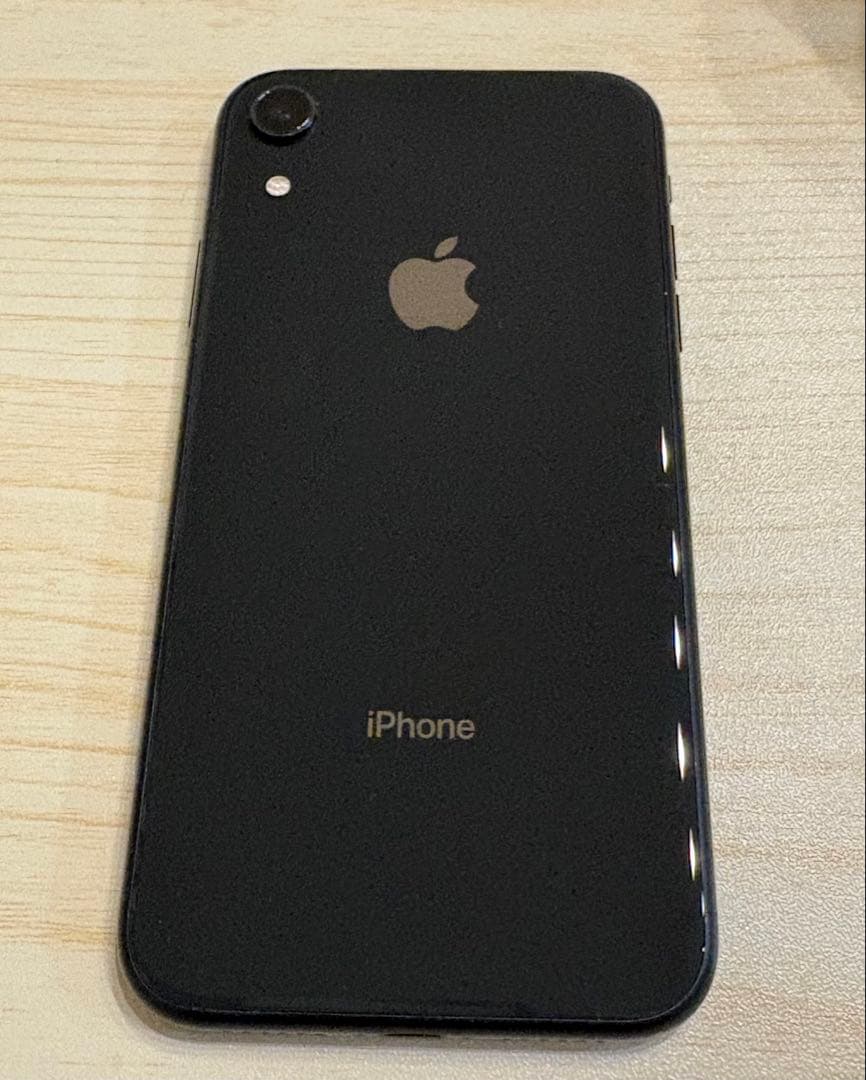 Apple iPhone XR ブラック128GB 初期化済み SIMフリー