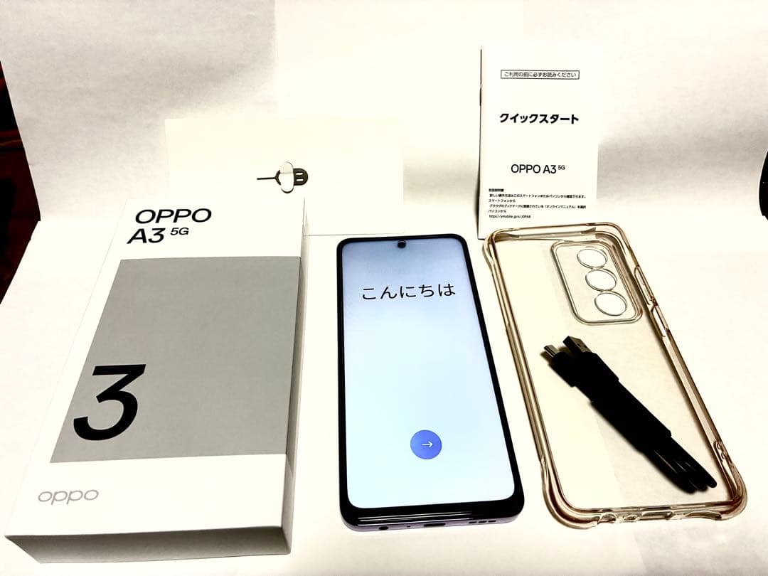 OPPO A3 5G｜美品｜SIMフリー｜付属品あり｜即使用可