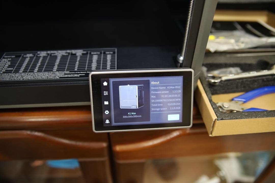 Creality K1 Max 3Dプリンター 使用約60時間