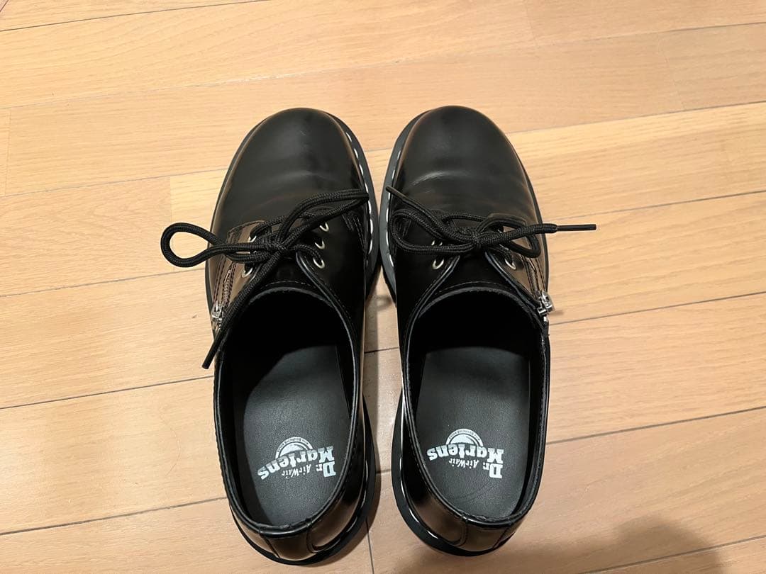 ドクターマーチン 1461 ジップ ホワイトステッチ 3 ホール シューズ