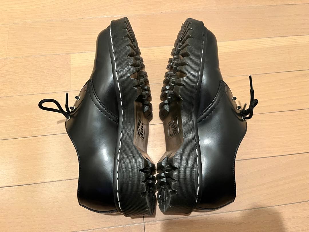 ドクターマーチン 1461 ジップ ホワイトステッチ 3 ホール シューズ