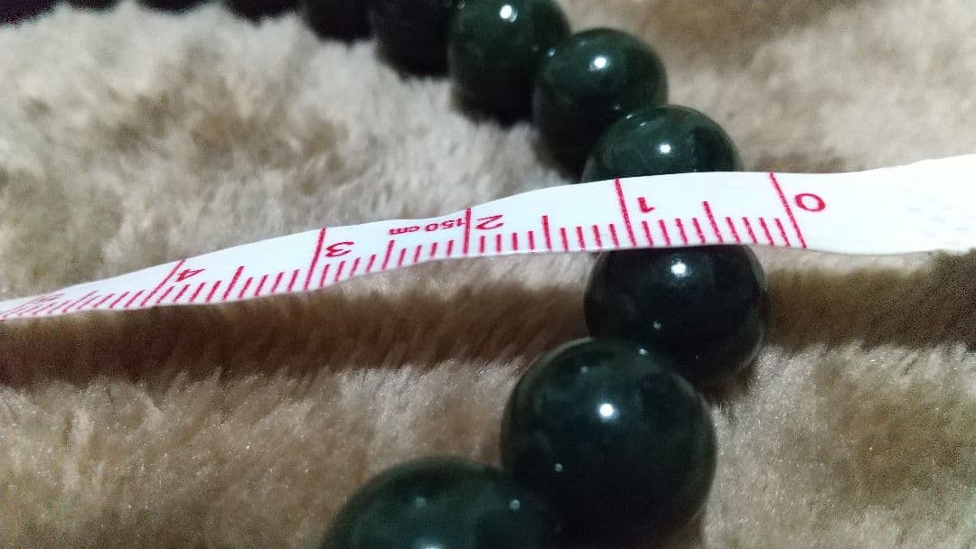 新品未使用品 台湾玉石 数珠