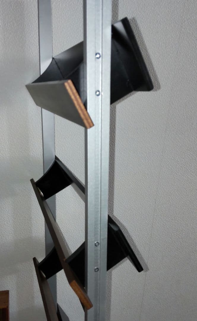 ヤマト工芸 5足 木製スリッパラック 立て掛け式