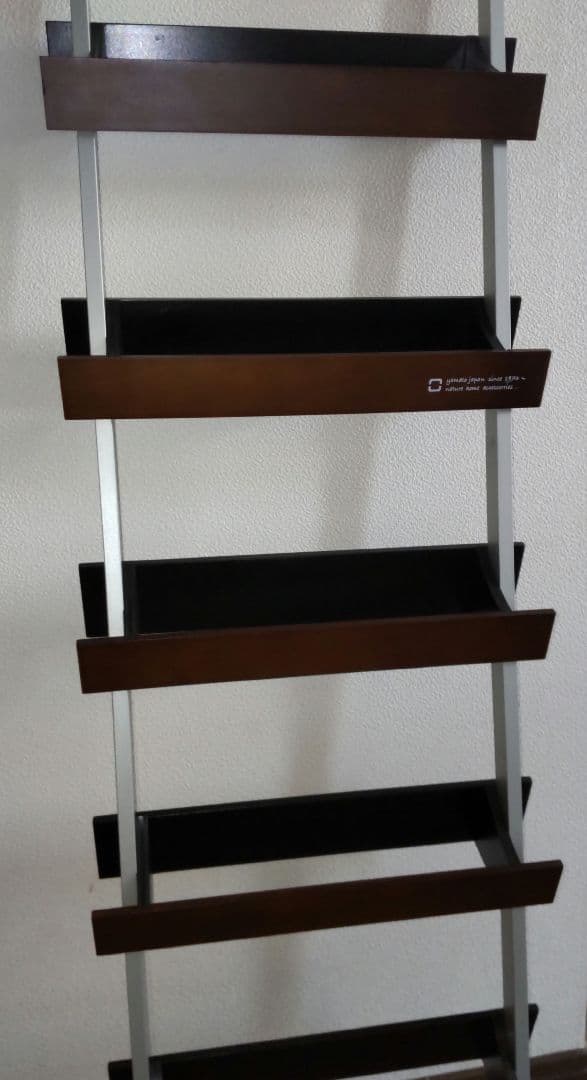 ヤマト工芸 5足 木製スリッパラック 立て掛け式