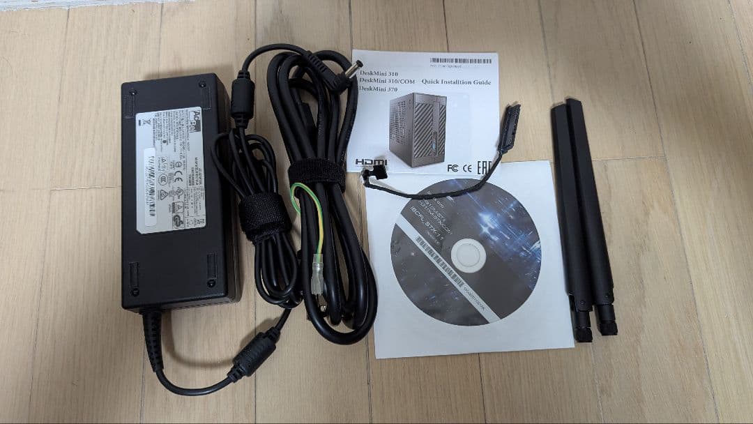 ミニPC ASRock Deskmini310 i3-9100 512GB/16GB