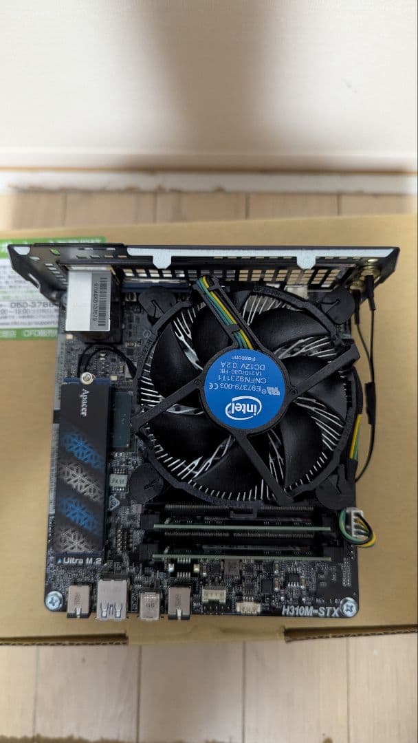 ミニPC ASRock Deskmini310 i3-9100 512GB/16GB