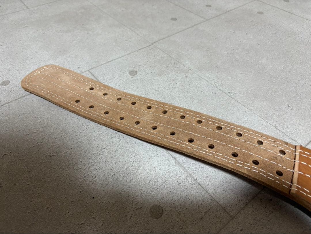 希少　新品　アメリカンドリーム レザー　革製　トレーニングベルト　希少Sサイズ