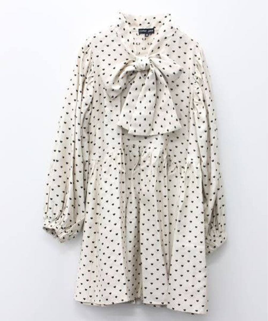 ワンピース Barn Heart Jacquard Mini Dress