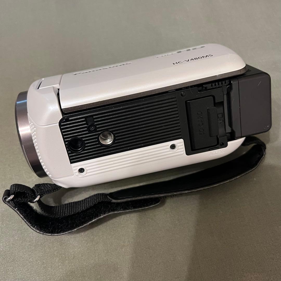 パナソニック HDビデオカメラ V480MS 高倍率90倍ズーム
