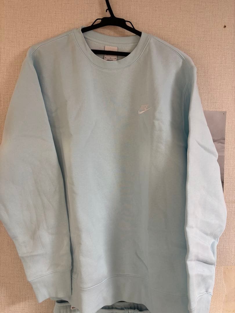 ナイキ　NIKE スウェット　セットアップ　上下 水色　レア　XL