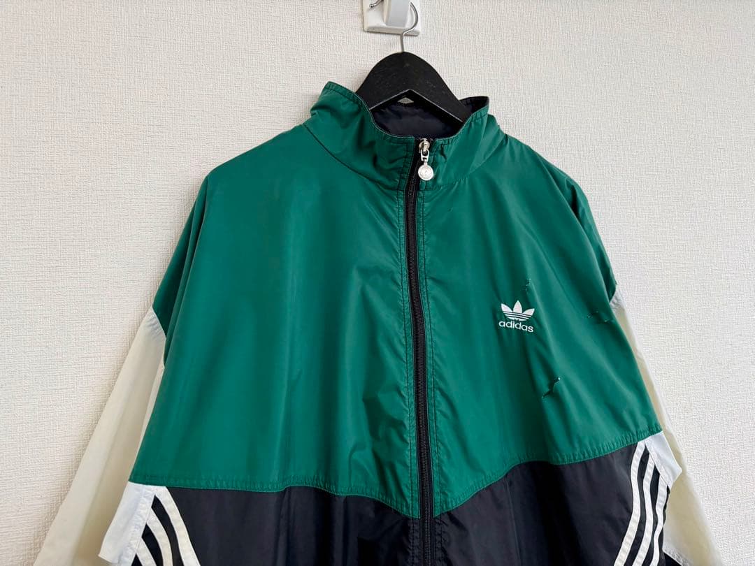 超スペシャル 常田大希着用 90s アディダス ナイロンジャケット M グリーン