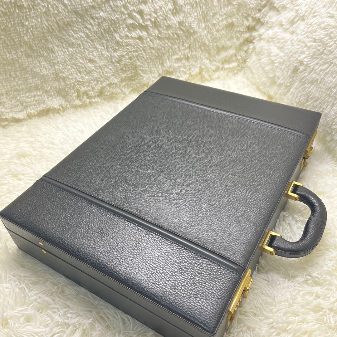 【美品】BALLY アタッシュケース ブリーフケース ビジネスバッグ ブラック