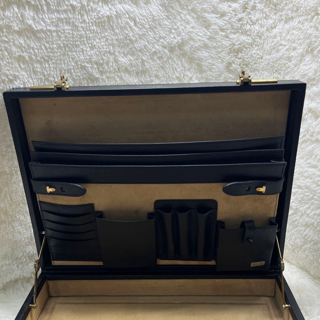 【美品】BALLY アタッシュケース ブリーフケース ビジネスバッグ ブラック