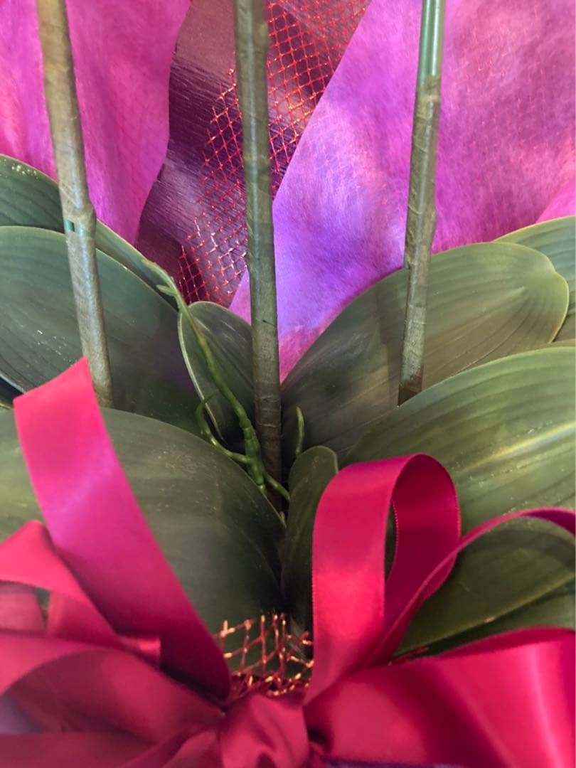 光触媒　人工観葉植物　ウォールグリーン　フェイクグリーン　胡蝶蘭8155