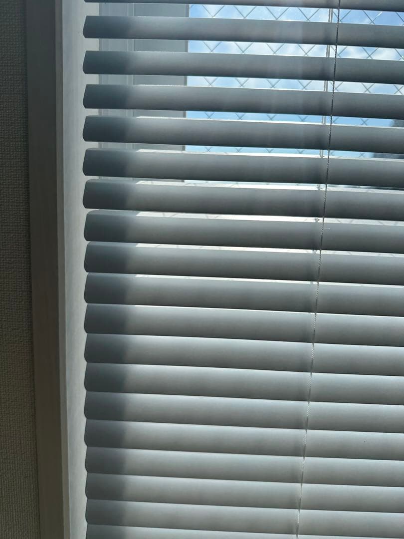 美品ブラインドカーテン1680mm×1740mm　ホワイト