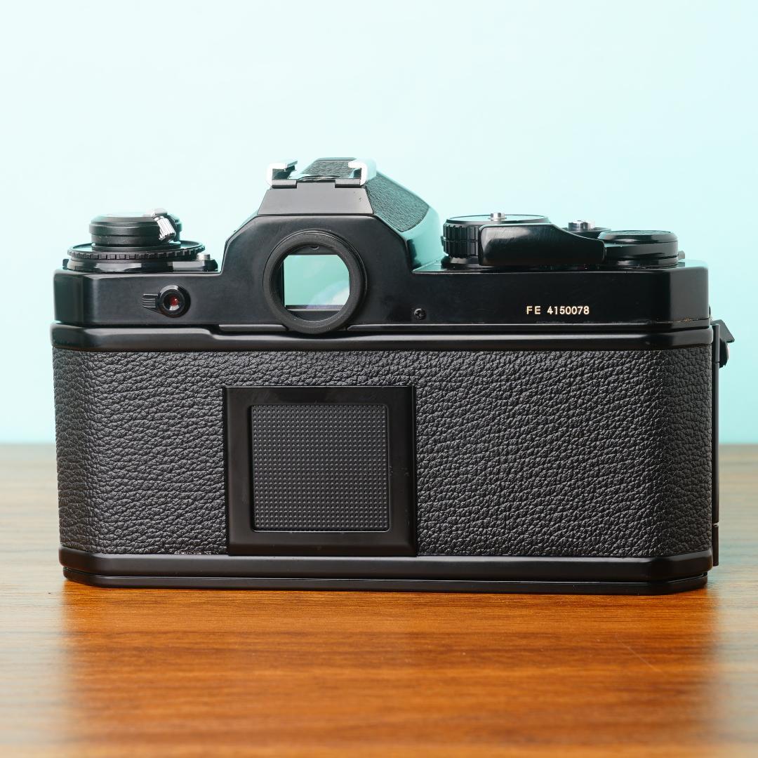 [美品] 完動品◎ニコン FE ブラック フィルムカメラ 防湿庫管理 #78