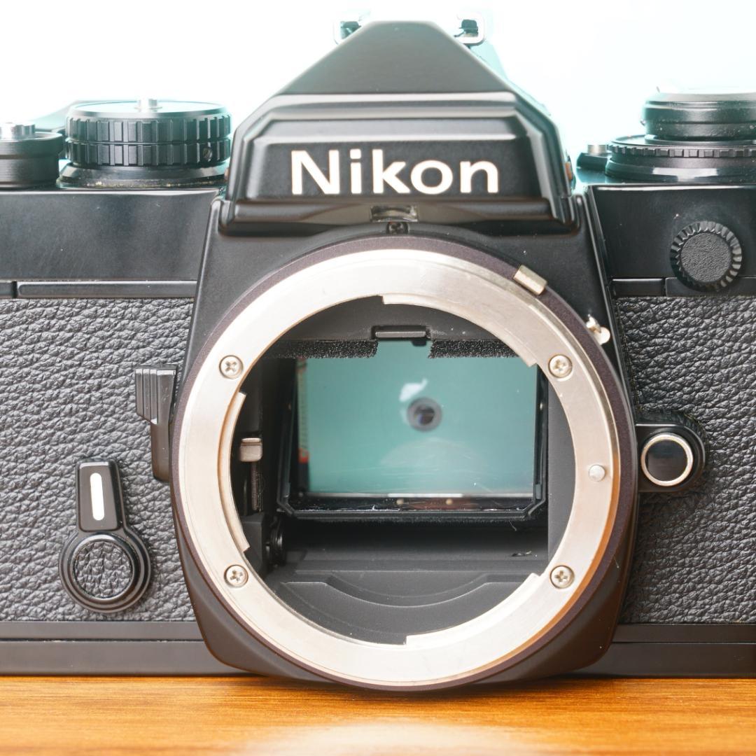 [美品] 完動品◎ニコン FE ブラック フィルムカメラ 防湿庫管理 #78